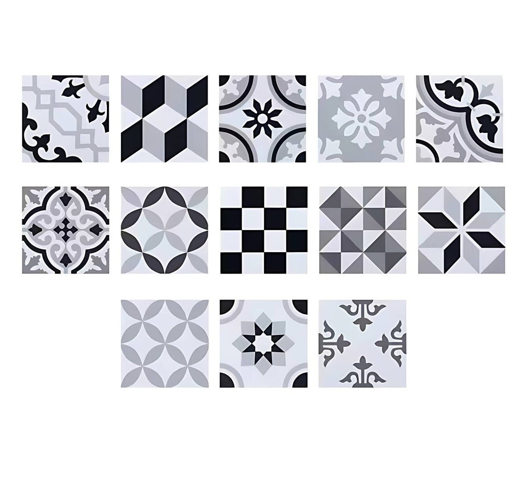 Monochrome (13 Unique Tiles)