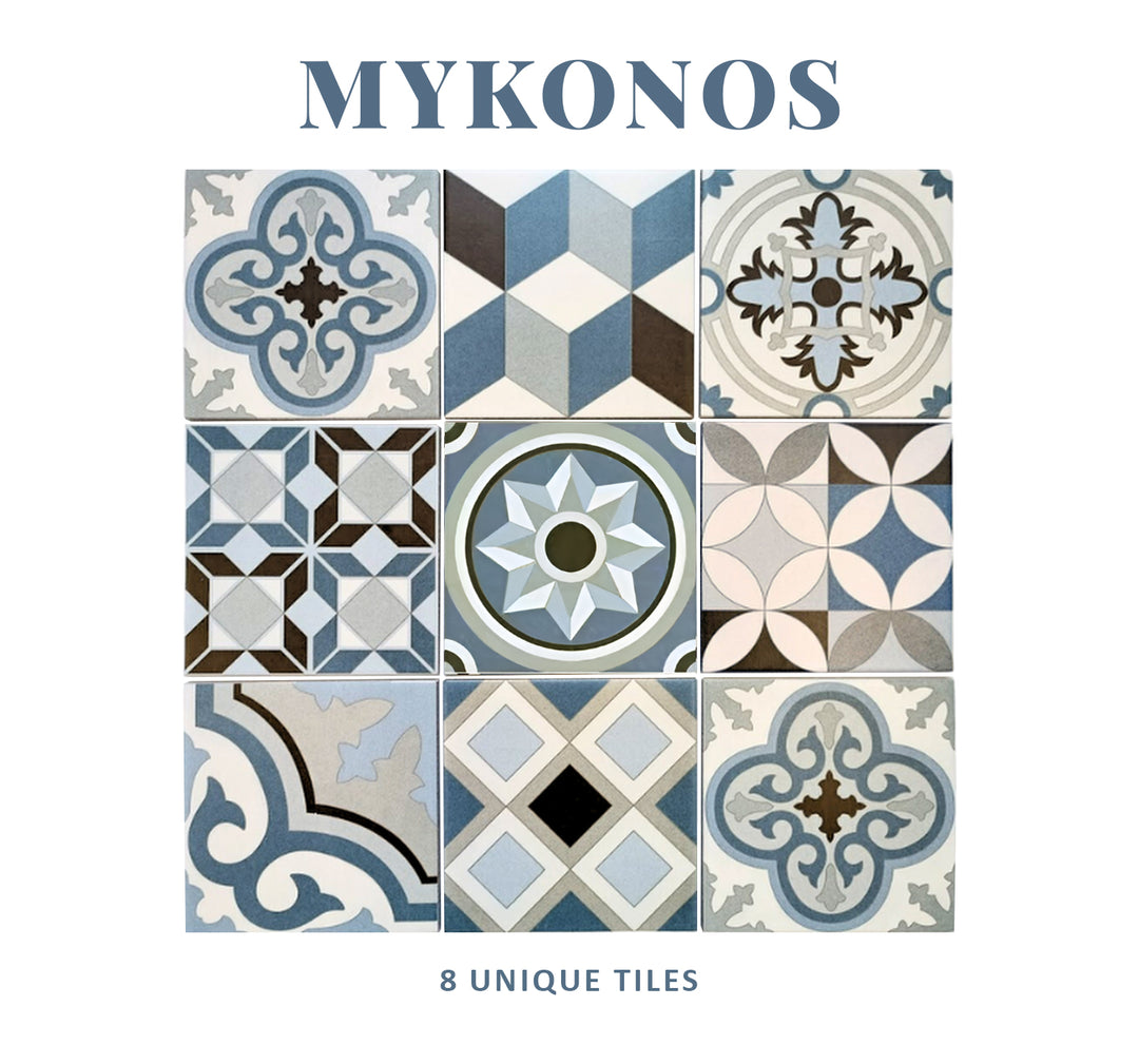 Mykonos (8 Unique Tiles)